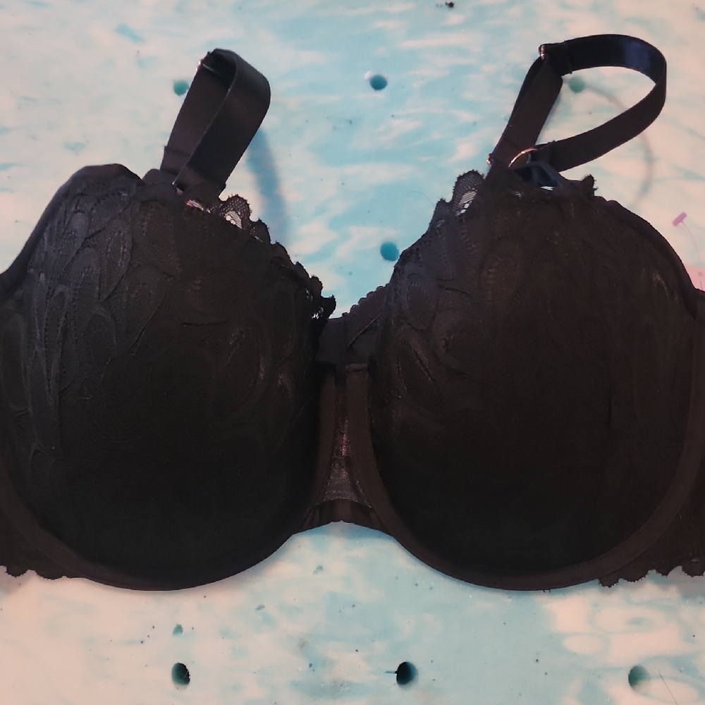 Salvage Elegant Black Lace Bra